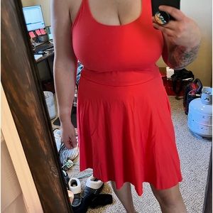 Halara dress/attached shorts with POCKETS